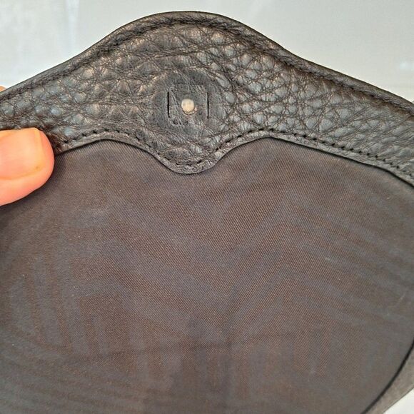 Rebecca Minkoff Saddle Black Leather Crossbody - Picture 9 of 14